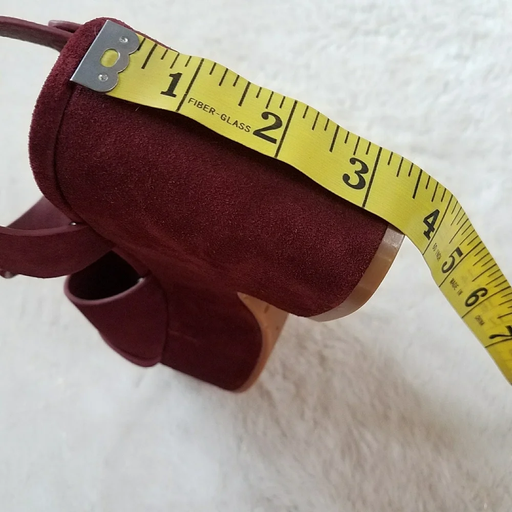 CHARLOTTE STONE Raf Sandals In Merlot - Picture 9 of 10